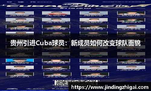 贵州引进Cuba球员：新成员如何改变球队面貌